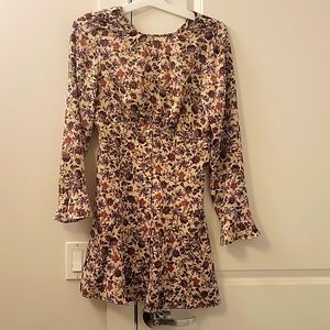 Zara Floral dress purple